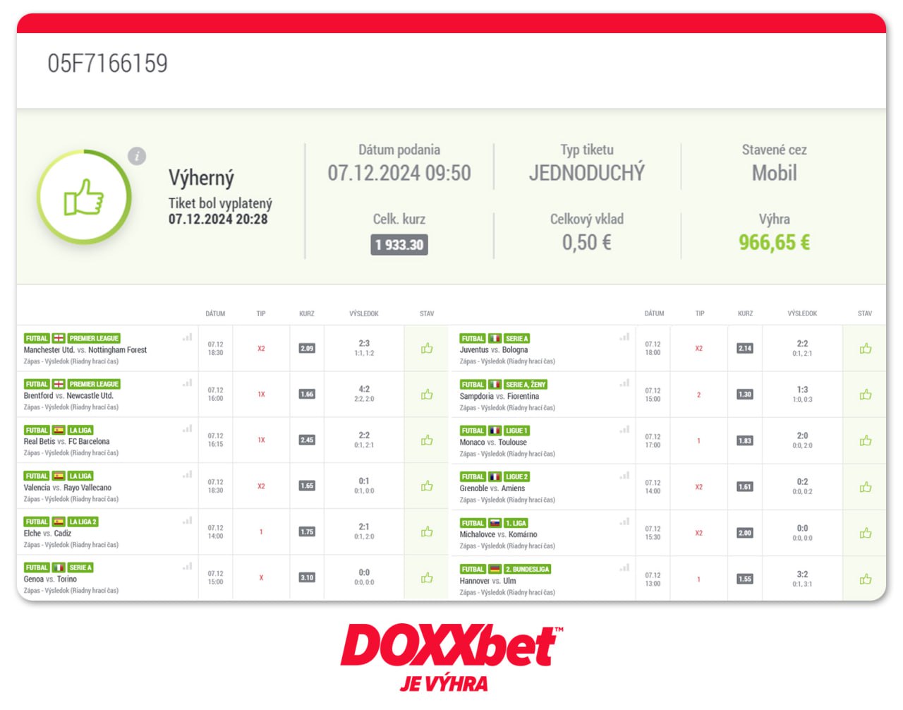 DOXXbet športové tipovanie - Tipy na víkend: Nenechaj si ujsť tieto zápasy - Tiket DOXXbet športové tipovanie - Tipy na víkend: Nenechaj si ujsť tieto zápasy - Tiket