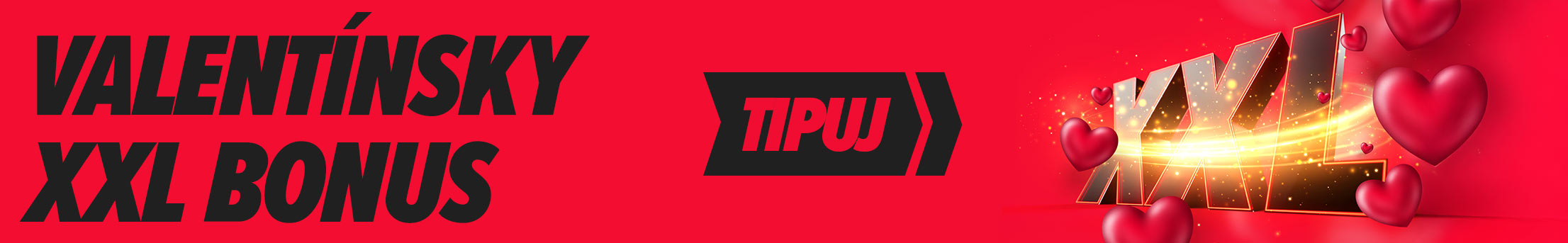 DOXXbet Športove tipovanie - Valentínsky XXL bonus