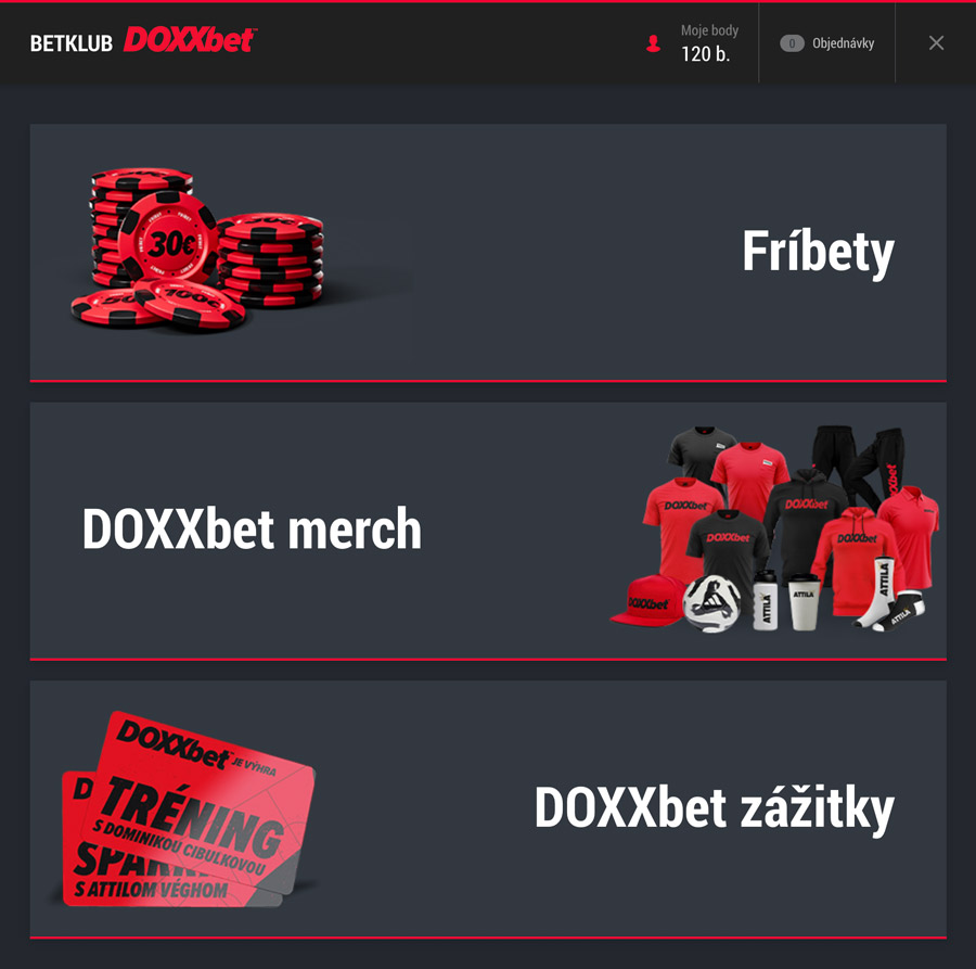 DOXXbet Bye bye eshop. Hello BETKLUB.